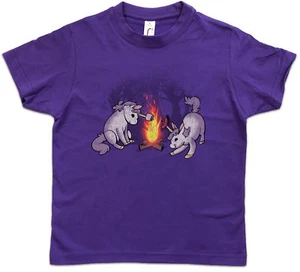 CAMPICORNS I Kids Boys T-Shirt Fun Fairies Princess Unicorn Unicorns Camping - Picture 1 of 1