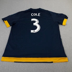 Los Angeles Galaxy Mens Shirt XL Ashley Cole Adidas Jersey Top Adult - Picture 1 of 12