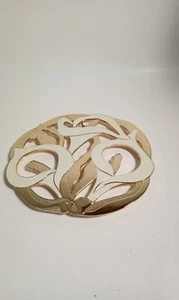 Vintage Calla Lily Trivet Wm A. Rogers Open Box Oneida Silversmiths - Picture 1 of 7
