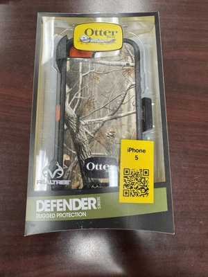 Otterbox Defender 系列 iPhone 5 迷彩/橙色 - 无夹或屏幕保护膜 — 第 1/4 张图片