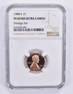 1988-S Lincoln Memorial Cent Prestige Set PF69 RD UCAM NGC *9146 - Picture 1 of 7