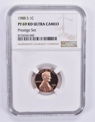 1988-S Lincoln Memorial Cent Prestige Set PF69 RD UCAM NGC *9146 - Image 1 of 4