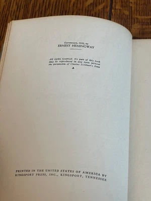 The Old Man And The Sea First 1st Printing “A” Scribners Seal (NO DJ) Foto 1 de 4