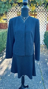 Lafayette 148 Jacket And Skirt Wool 2pc Set - Picture 1 of 9