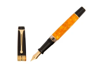 Pluma Estilográfica Aurora Optima O' Sole Mio, Auroloide, Oro, 997-NAO - Foto 1 di 20