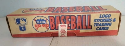 Juego de béisbol Fleer 1990 sellado de fábrica en caja con 672 tarjetas y 45 pegatinas Foto 1 de 4