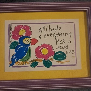 Vintage 1983 Sally Huss Gemälde 9 x 7 signiert - Bild 1 von 6