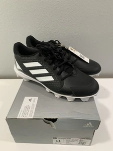 Adidas PureHustle 2 MD H02350 Damen schwarz weiß Schnürschuhe Softballschuhe Größe 11 - Bild 1 von 6