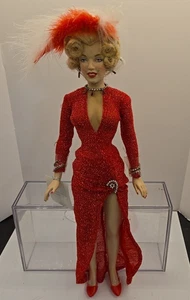 1992 Franklin Erbstück Puppe Marilyn Monroe Gentlemen Prefer Blondinen 19 Zoll mit Box - Bild 1 von 8