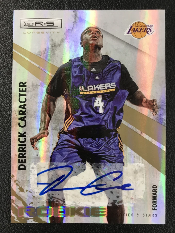 2010-11 Panini Rookies & Stars Longevity #130 Derrick Caracter Rookie Auto /799 - Image 1 of 2