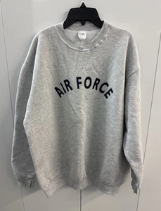 US Air Force Sweatshirt Crewneck Long Sleeve Gray Vtg CAC Size Medium USA Made - Picture 1 of 6