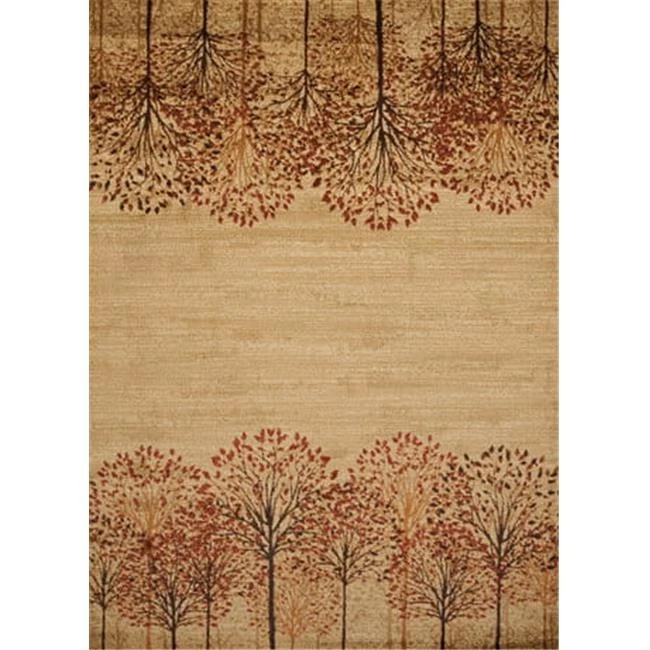 United Weavers 750 05817 58 5 ft 3 pulgadas x 7 pies 2 pulgadas Flor de árbol de afinidad A... Foto 1 de 1