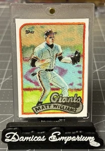 2025 Topps Shoebox Treasures Andy Friedman Matt Williams Paint Splatter SP 4/15 - Picture 1 of 2