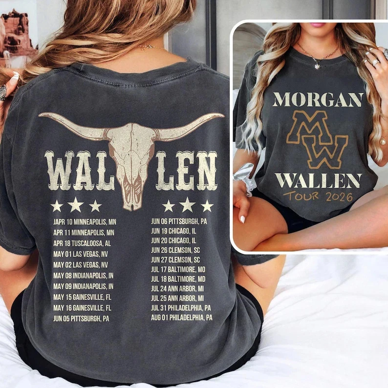 Camisa Retro Morgan Wallen Still The Problem Tour 2026, AN65089 Foto 1 de 1
