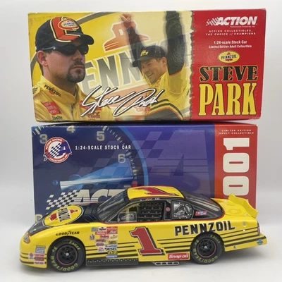 Steve Park #1 Pennzoil 2001 Monte Carlo 1:24 acción diecast Nascar (Z49) Foto 1 de 4