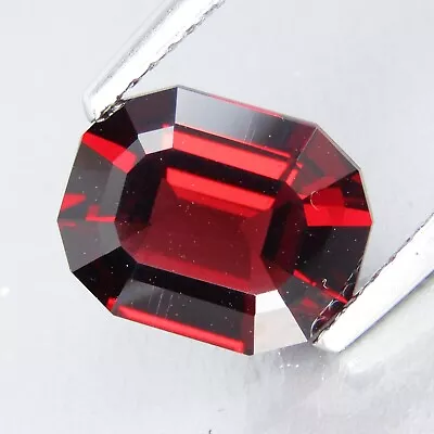 3,70 карата натуральный красный цвет альмандин гранат моды изумруд огранка свободного камня - Изображение 1 из 4