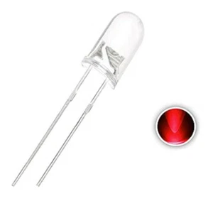 Lot of 20 Red LEDs HP 5mm 1500mcd - Picture 1 of 1