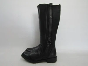 Blondo Womens Size 7 M Black Leather Zip Fashion Knee High Boots - Picture 1 of 11