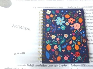 2025 Tagebuch Tri Coastal Tagesplaner 18 Monate Agenda Asst Spiral Hardcover NEU - Bild 1 von 15