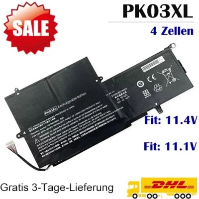 AKKU für PK03XL HP Spectre Pro X360 13 G1 G2 HSTNN-DB6S TPN-Q157 Battery - Bild 1 von 4