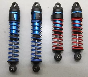 Team Associated RC10 Buggy B4 Blue Anodized Front Rear Shocks Set of 4 - Picture 1 of 1