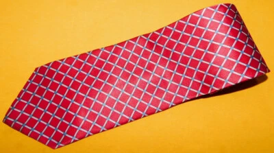 JoS A. BANCO HECHO EN EE. UU. CORBATA A RAYAS CRUZADAS ROJA/BLANCA/AZUL - CORBATAS DE DISEÑADOR. Foto 1 de 3