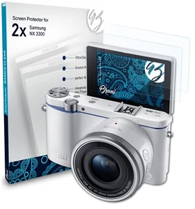Bruni 2x Protective Film for Samsung NX 3300 Screen Protector Screen Protection - Picture 1 of 4
