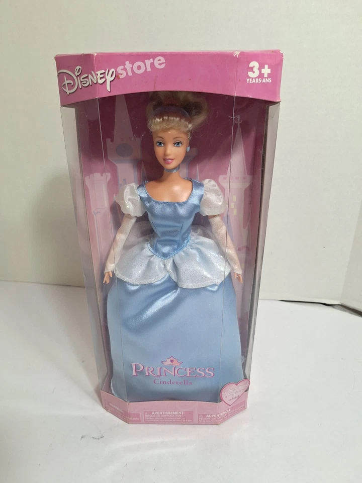 Disney Princess Cinderella Doll Including Styling Brush Slippers