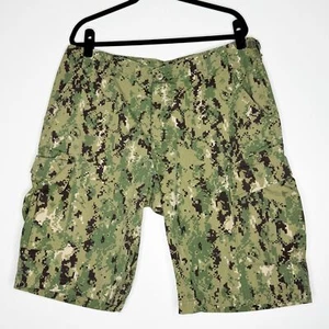 US Navy Working Uniform Camo Cargo Short 8405-01-574-0521 Size 35-39 - Picture 1 of 11