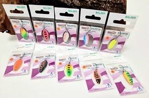 Balzer Torro Spoon 3cm 3,5g UV Active 10 Farben Spinner Forellen Köder - Picture 1 of 21