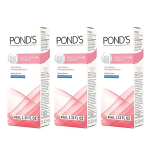 Pond's Perfect Color Beauty Cream, Anti-Marks Beauty Cream 3-Pack of 1.35 Fo Oz - Picture 1 of 6
