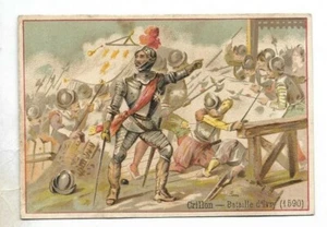 Crillon - Bataille d'Ivry Guerre Soldat - Chromo - Trade card - Picture 1 of 2