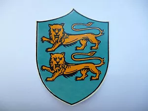 ORIGINAL DÉCADA DE 1950 SEÑAL DIVISIONAL Y FORMACIÓN DEL EJÉRCITO BRITÁNICO TRANSFERENCIA TOBOGÁN ACUÁTICO 52 - Imagen 1 de 1