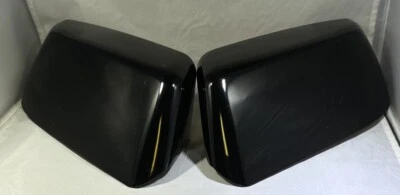 1 par de cubiertas de medio espejo retrovisor superior negro brillante para Chevrolet Suburban/Tahoe/Escalade Foto 1 de 4