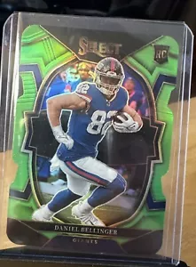 2022 Elect Football Daniel Bellinger Dye Cut Green /299 - Picture 1 of 3