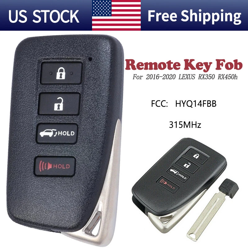 FOR 2016-2020 LEXUS RX350 RX450h SMART KEY KEYLESS REMOTE FOB HYQ14FBB UNLOCKED - Image 1 of 3