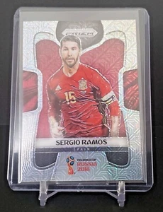 2018 WORLD CUP RUSSIA  PANINI  PRIZM  SILVER MOJO SERGIO RAMOS #200 - Picture 1 of 2