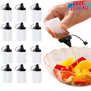 8pcs Squeeze Bottles Mini Seasoning Squeeze Bottles Sauce Ketchup Squeeze Bottle - Picture 1 of 6