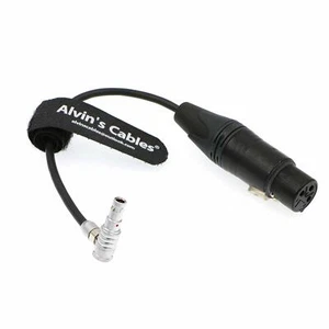 Cavo 5 pin 00 maschio angolo retto a XLR originale 3 pin femmina per fotocamera Z CAM E2 - Foto 1 di 3