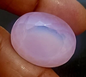 Piedra preciosa certificada australiana Welo ópalo rosa ovalado natural AA+ 36,85 quilates sin tratar - Imagen 1 de 7