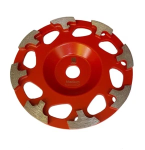 6" cup wheel 8T 60/80 medium grit medium Bond for Hilti DGH150, 19mm arbor - Picture 1 of 2