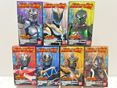 KAMEN RIDER RYUKI 03 4inc Figure complete 7 BOX NEW DRAGON KNIGHT Bandai DHL F/S Cover