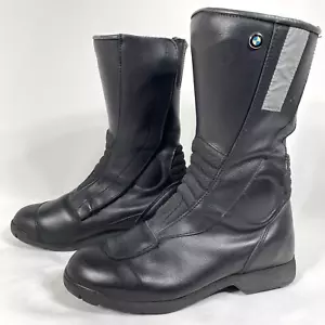 BMW Leather GORE-TEX Motorcycle Touring Boots Black Sz EU 39 US Mens 6, Womens 7 - Picture 1 of 14