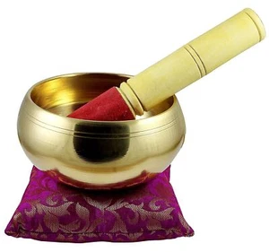 New Tibetan Singing Bowl Musical Instrument for Meditation with Stick ( 5 inch ) - Picture 1 of 4
