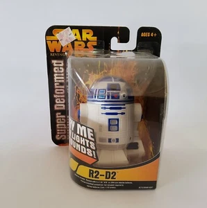 STAR WARS REVENGE OF THE SITH SUPER DEFORMED R2-D2 WITH LIGHTS AND SOUNDS NEW - Picture 1 of 4
