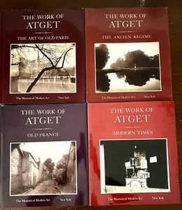 The Work Of Atget 4 Volume Set Museum Of Modern Art Hardcover DJ Lot Of 4 FINE - Picture 1 of 7