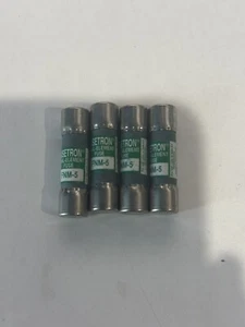 4PCS Bussmann FNM-5 FNM5 5A 250V TIME DELAY Fuse - Picture 1 of 1