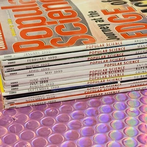 1999 Popular Science Magazine Lot Complete Full Year Y2K Vintage Print Ads VTG - Picture 1 of 17