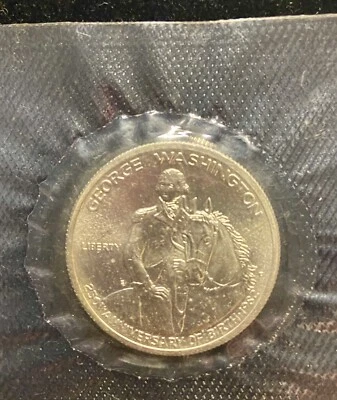 1982 US Silver George Washington 50 Cents UNC - Image 1 of 2