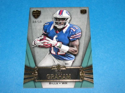 2012 Topps Supreme T J GRAHAM #78 Rookie Green/15 BILLS-TITANS NC State WOLFPACK - Image 1 of 2